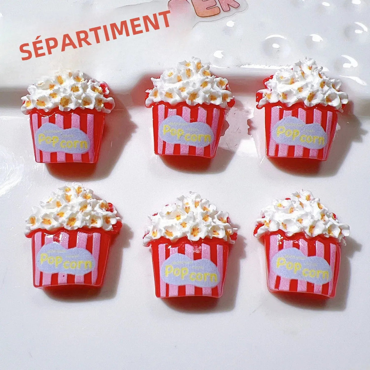 Lot de Charms 6pcs en Résine KAWAHIP | Décorations 3D pour Nail Art DIY - Accessoires Personnalisables pour Ongles et Créations - RukaCraft