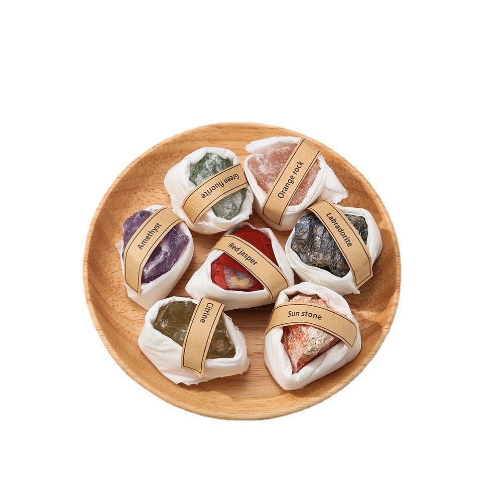 Natural Crystal Raw Stone Ore Gift Set - RukaCraft