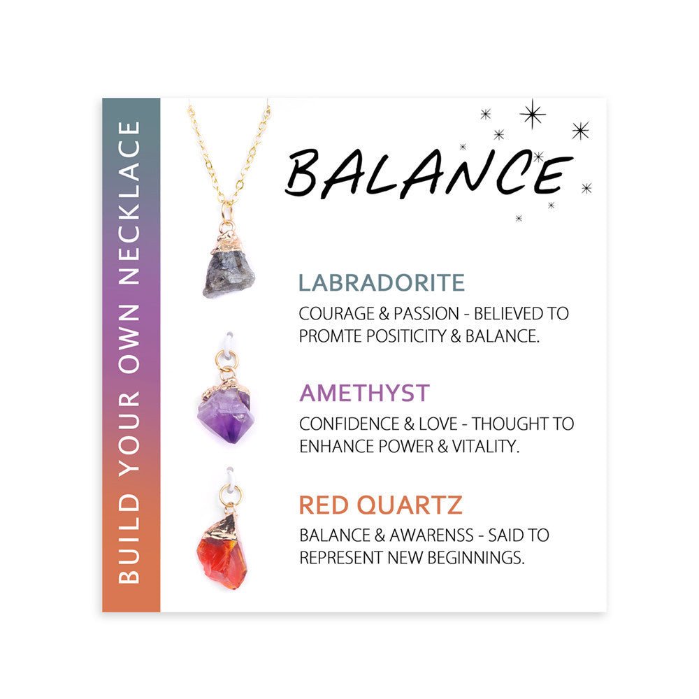 Natural Crystal Stone Irregular Agate Handmade Necklace Simple And Elegant - RukaCraft