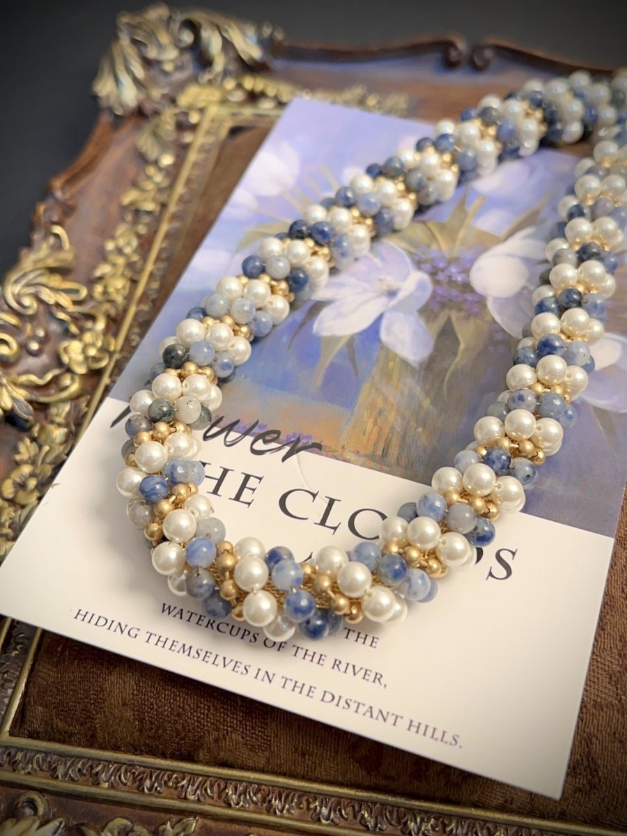 Natural Stone Necklace Medieval Heavy Industry Manual - RukaCraft