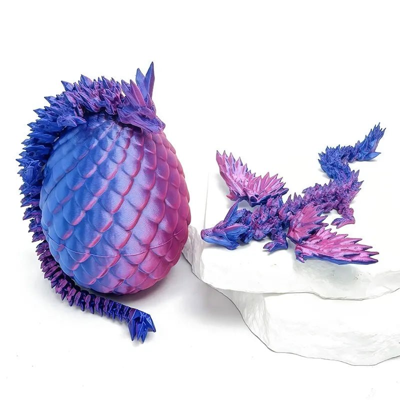 Pack de 9 Figurines de Dinosaures Articulées | Imprimées en 3D - Décoration de Bureau & Cadeau - RukaCraft